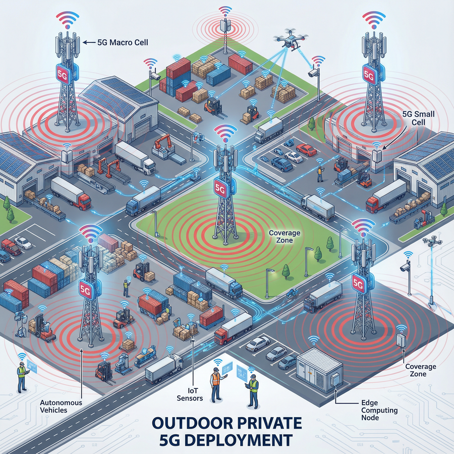 Outdoor Private 5G Deployment
