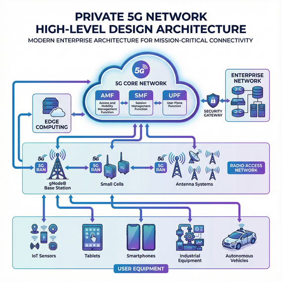 Private 5G High Level Design