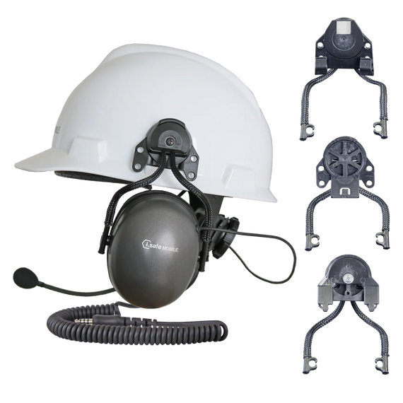 i.safe MOBILE IS-HDHS1C.1 – Intrinsically Safe Helmet-Mounted Headset