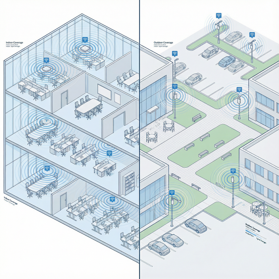 Wi-Fi Indoor and Outdoor Design